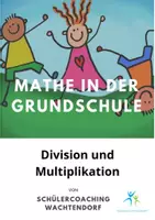Vorschau - Arbeitsblätter - Übungen zum kleinen Einmaleins Teilen Division Multiplikation Mal nehmen - Deckblatt