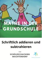 Vorschau - Arbeitsblätter - Schriftlich addieren und subtrahieren - Deckblatt