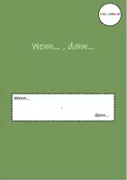 Vorschau - Arbeitsblätter - wenn dann Konstruktion - Deckblatt
