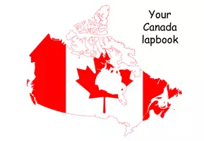 Vorschau - Unterrichtsreihen - Aufgabenstellung Canada lapbook - Deckblatt