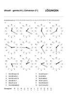 Vista previa - Juegos / Gamificación - Uhrzeit gemischt 6 - de las clases de alemán - página 3