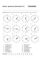 Vista previa - Juegos / Gamificación - Uhrzeit gemischt 5 - de las clases de alemán - página 3