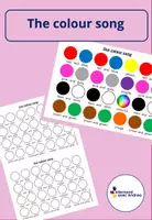 Vista previa - Unidades / Secuencias / Situaciones de Aprendizaje - English - fun colour song - Portada