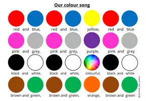 Vista previa - Unidades / Secuencias / Situaciones de Aprendizaje - English - fun colour song - página 2