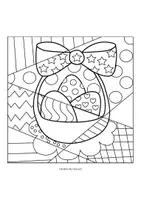 Vorschau - Mal- und Bastelvorlagen - Ostern Pop Art; Kunstprojekt; Malvorlagen - Seite 2