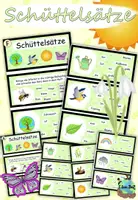 Aperçu - Feuilles d'exercices - Phrases à secouer "der Frühling" Allemand - Page de couverture