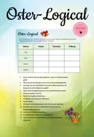 Vorschau - Spiele - Osterlogical mit Lösung - Deckblatt