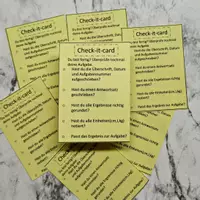 Vorschau - Fördermaterial/Inklusion - Checkit-card Mathematik für Schnelle, Checkliste - Deckblatt