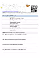 Vorschau - Arbeitsblätter - Herstellung einer Rinderbrühe mit Lehrvideo mit Lösungen - Seite 1