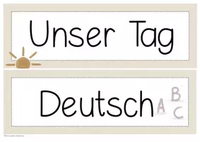 Vorschau - Poster - Tagestransparenz boho beige - Seite 1