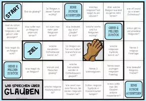 Vorschau - Arbeitsblätter - GLAUBE - Plauderbrettspiel - Seite 1