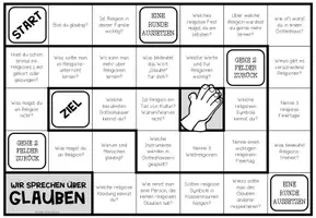 Vorschau - Arbeitsblätter - Glaube, Religion und persönliche Überzeugungen | Plauderbrettspiel als Gesprächsanlass - Seite 2