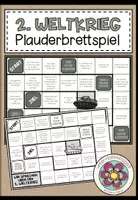 Vorschau - Arbeitsblätter - DER 2. WELTKRIEG - Plauderbrettspiel - Deckblatt