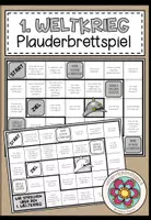 Vorschau - Arbeitsblätter - DER 1. WELTKRIEG - Plauderbrettspiel - Deckblatt