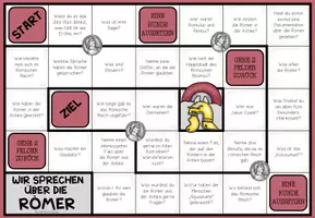 Vorschau - Arbeitsblätter - Römer – Römisches Reich, Antike und Alltag | Plauderbrettspiel als Gesprächsanlass - Seite 1