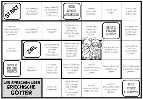Vorschau - Arbeitsblätter - GRIECHISCHE GÖTTER - Plauderbrettspiel - Seite 2