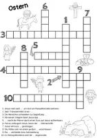 Vorschau - Arbeitsblätter - Kreuzworträtsel Ostern (Klassen 3 und 4) - Seite 1