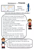 Aperçu - Feuilles d'exercices - Tour d'Europe : la Finlande - Page de couverture