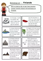 Aperçu - Feuilles d'exercices - Tour d'Europe : la Finlande - Page 1