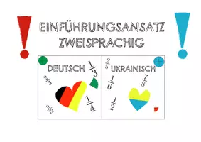 Vorschau - Arbeitsblätter - Ukraine- dt.-ukr.- Flüchtlinge- Bruchrechnung- Einführung und Inklusionsmaterial - Seite 2