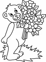 Aperçu - Matériel pour travaux manuels / dessin - Coloriages Ourson - Page de couverture