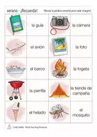 Aperçu - Jeux - VERANO - RECUERDA! jeu de mémoire en espagnol / Español - Page 2