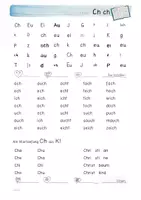 Vorschau - Arbeitsblätter - Leseblätter Karibu Ch-Ä: Buchstaben, Silben, Wörter, Sätze - Seite 1