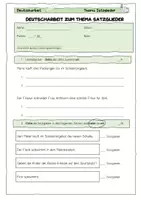 Vorschau - Klassenarbeiten - Klassenarbeit Satzglieder für einen Grundkurs/Hauptschule - Seite 2