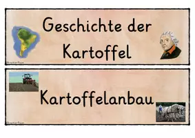 Vorschau - Unterrichtsreihen - Transparenz der Einheit - Kartoffel - Seite 1
