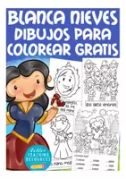 Vorschau - Arbeitsblätter - Blanca Nieves (Schneewittchen) - Ausmalbilder Spanisch kostenlos! FREEBIE / gratis! - Deckblatt