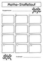 Vorschau - Spiele - Mathe Staffellauf - Deckblatt