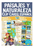 Aperçu - Jeux - paisajes y naturaleza CLIP CARDS vocabulario y ortografía Español / Espagnol - Page de couverture