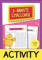 Vorschau - Arbeitsblätter - Easter: 5-Minute Challenge (Englisch) - Deckblatt