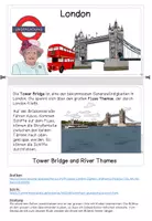 Vorschau - Arbeitsblätter - Flippbook über London - Englisch Unterricht - Seite 2