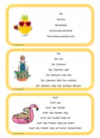 Vorschau - Fördermaterial/Inklusion - 24 Lesekarten Lesepyramiden Sommer DIFFERENZIERT - Seite 2