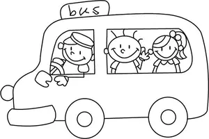 Aperçu - Matériel pour travaux manuels / dessin - Coloriages Bus - Page 3