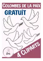 Aperçu - Matériel pour travaux manuels / dessin - Colombes de la paix Cliparts - GRATUIT - Page de couverture