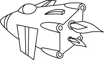 Aperçu - Matériel pour travaux manuels / dessin - Coloriages Fusée - Page 3