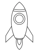 Aperçu - Matériel pour travaux manuels / dessin - Coloriages Fusée - Page de couverture