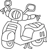 Aperçu - Matériel pour travaux manuels / dessin - Coloriages Moto - Page 2