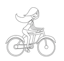 Aperçu - Matériel pour travaux manuels / dessin - Coloriages Vélo - Page 2