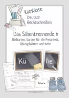 Vorschau - Unterrichtsreihen - Das Silbentrennende h - KiloWeise Deutsch Rechtschreiben - Deckblatt