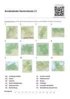 Vorschau - Unterrichtsreihen - Materialpaket "Bundesländer Deutschlands" - Deckblatt