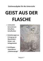 Vorschau - Arbeitsblätter - MATERIALPAKET: 3 Zeichenaufgaben Linienarten Unterstufe - Deckblatt