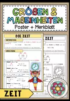 Vorschau - Poster - GRÖßEN UND MAßEINHEITEN - Zeit (Poster + Merkblatt) - Deckblatt
