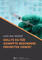 Vorschau - Unterrichtsreihen - Diskussionsreihe: Freiheiten für Geimpfte? (Lass mal reden! Premium Variante) - Deckblatt