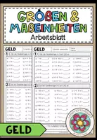 Vorschau - Arbeitsblätter - GRÖßEN UND MAßEINHEITEN - Geld (Arbeitsblatt) - Deckblatt