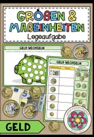 Vorschau - Fördermaterial/Inklusion - Geldbeträge wechseln – Euro & Cent | Legeaufgabe mit Münzen 4.–5. Klasse - Deckblatt
