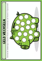 Vorschau - Fördermaterial/Inklusion - Geldbeträge wechseln – Euro & Cent | Legeaufgabe mit Münzen 4.–5. Klasse - Seite 2