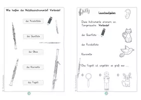 Vorschau - Stundenentwürfe - Unterrichtssequenz Tina und das Orchester Holzblasinstrumente - Seite 3
